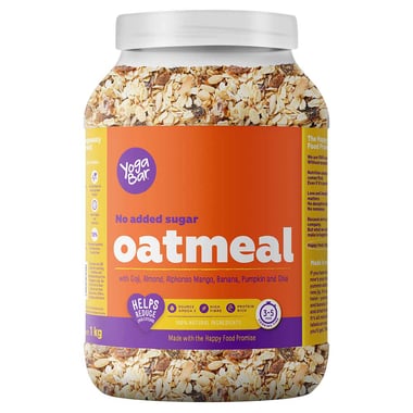Yogabar Oatmeal, 1 kg No Added Sugar