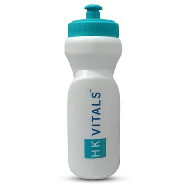 HealthKart HK Vitals Sipper Bottle, Teal/White 700 ml