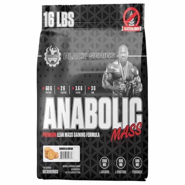 Dexter Jackson Black Series Anabolic Mass Gainer,  16 lb  Cookies & Cream 
