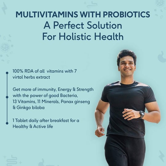 3 - HK Vitals ACV Filter 500 + Multivitamin Probiotics Combo,  60 capsules  Unflavoured 