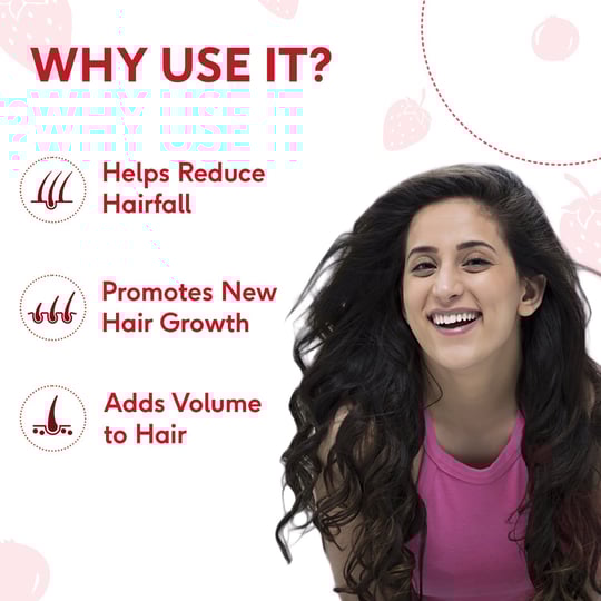 4 - HK Vitals Biotin (10000 mcg) by  HealthKart,  30 gummies  Strawberry