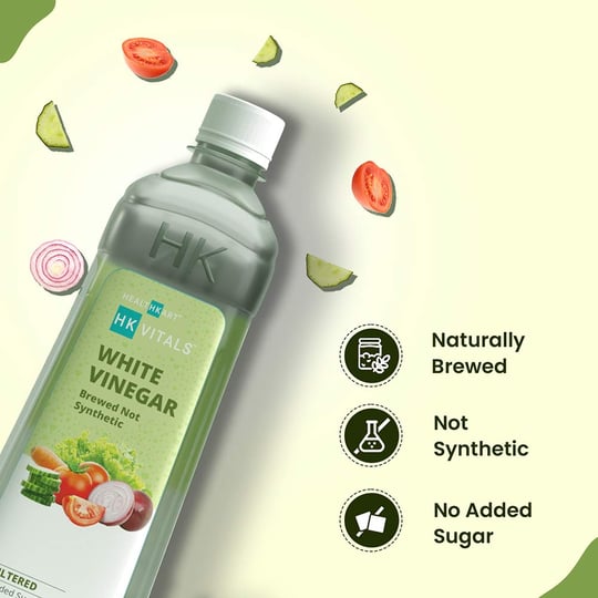 5 - HK Vitals White Vinegar by HealthKart, 0.5 L Unflavoured