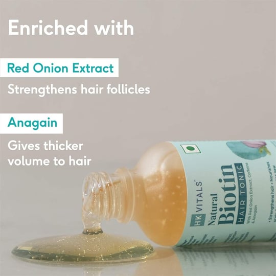 4 - HK Vitals Biotin Hair Tonic by HealthKart,  50 ml  for All Hair Types