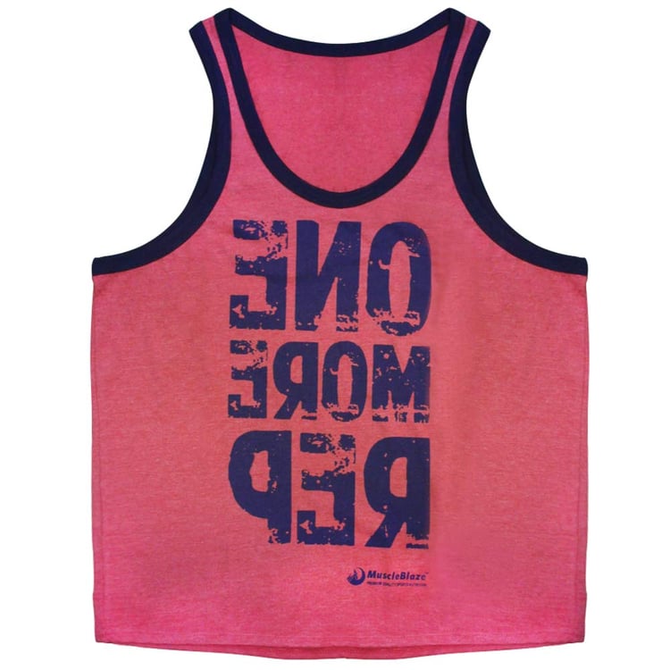 MuscleBlaze Vest One More Rep,  Green  Free Size 