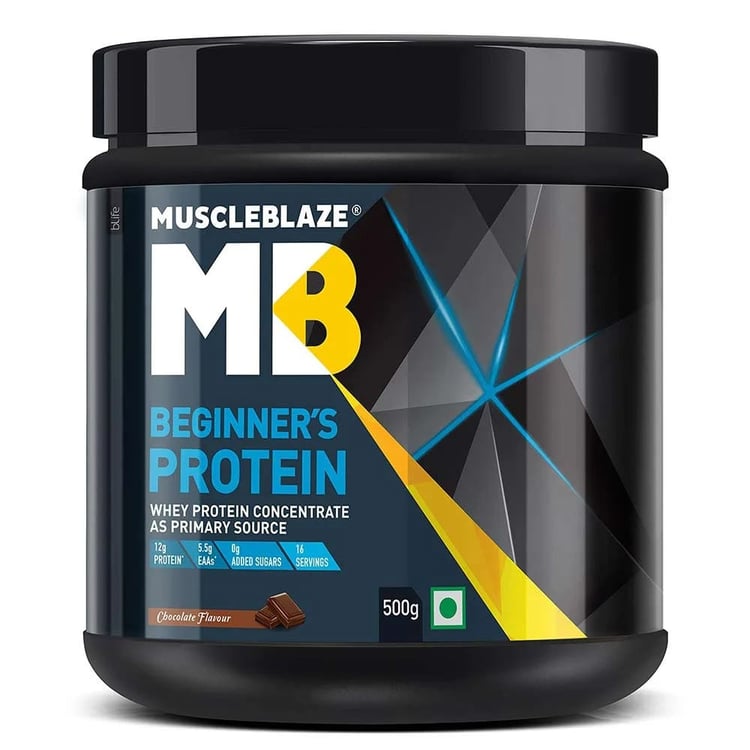 1 - MuscleBlaze Beginner's Protein OP, 1.1 lb Chocolate