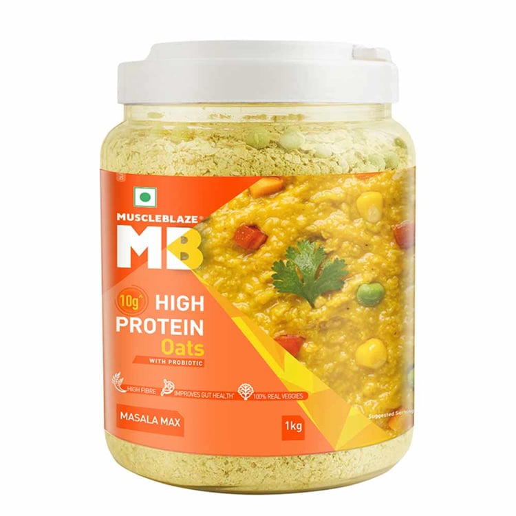 2 - MuscleBlaze High Protein Oats,  1 kg  Masala Max 